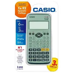 [4971850094210] Calculatrice scientifique CASIO FX 92 Collège