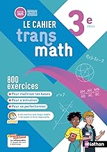 Le cahier Transmath 3e - (Edition 2025)