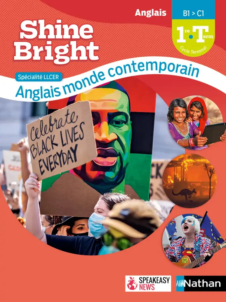 [9782091781778] Shine Bright LLCE - Anglais Monde contemporain - Manuel - 2021 Specialité