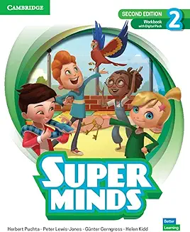 Super Minds Second edition British English level 2 Workbook with Digital Pack