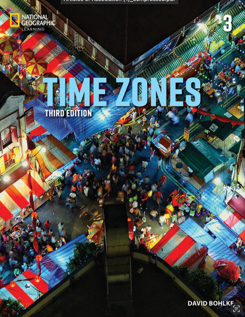 Time Zones 3 - Student book National Geographic Learning [3rd edition] - Beginner LEVEL
