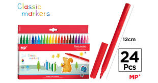 Pochette de feutres colorées 24 pcs 