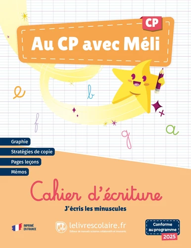 [9791040008712] Au CP avec Méli CP - cahier d'écriture