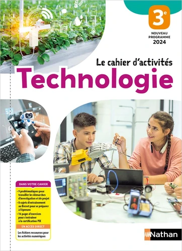 [9782095066833] Technologie - Cahier d'activités 3ème - Ed. 2026