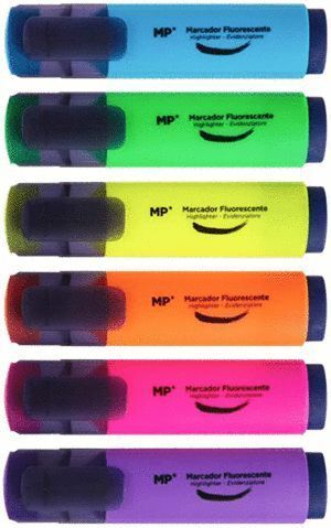  Stylos fluorescents de 4 couleurs différentes 